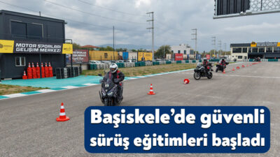 Başiskele Belediyesi, motosiklet kullanıcılarının sürüş becerilerini geliştirmek ve trafikte güvenli
