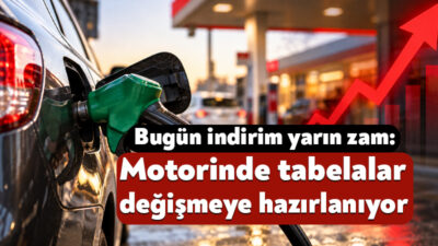 Motorine yapılan indirim sonrası bu kez zam geliyor. Petrol piyasasında