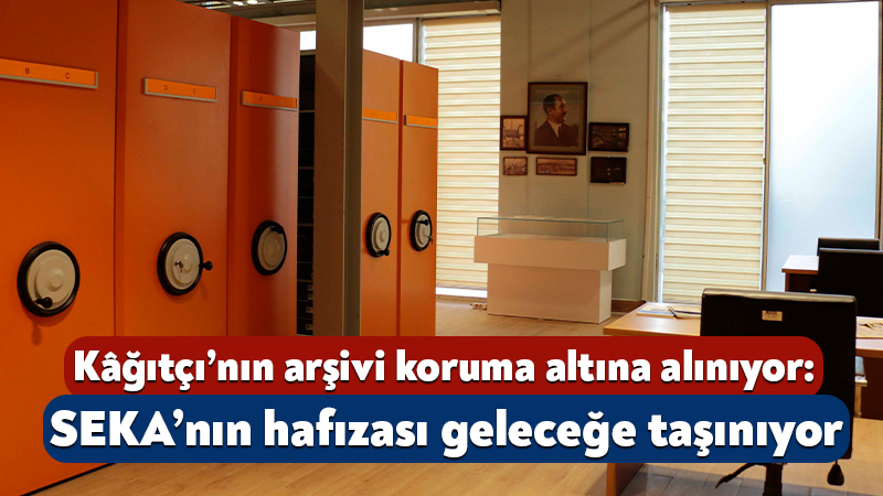 Büyükşehir, Kâğıtçı’nın arşivini koruma altına alıyor: SEKA’nın hafızası geleceğe taşınıyor Kocaeli Büyükşehir Belediyesi’nin yürüttüğü arşiv çalışmalarıyla Mehmet Ali Kâğıtçı Dokümantasyon