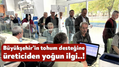 Kocaeli Büyükşehir Belediyesi’nin çiftçilere yönelik yüzde 50 hibeli yem bitkisi