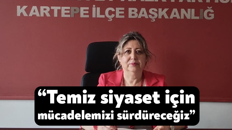 CHP Kartepe İlçe Başkanı Duygu Ergene: Temiz siyaset için mücadelemizi sürdüreceğiz CHP Kartepe İlçe Başkanı Duygu Ergene, partinin 103.kuruluş yıldönümü nedeniyle