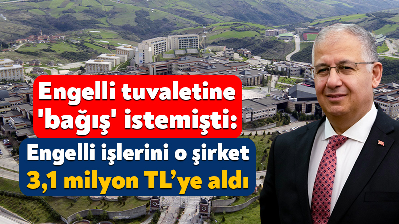 Kocaeli Üniversitesi’nde geçen yıl düzenlenen soru-cevap etkinliğinde bir öğrencinin engelli