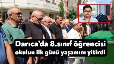 Darıca İmam Hatip Ortaokulu’nda okuyan 8’inci sınıf öğrencisi olan İsmail