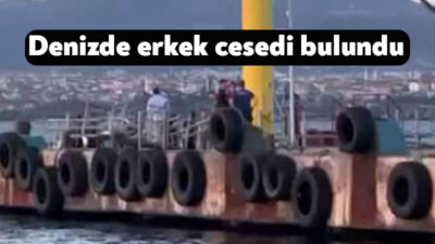 Kocaeli’nin Gölcük ilçesinde denizde erkek cesedi bulundu.