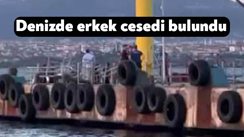 Kocaeli’nin Gölcük ilçesinde denizde erkek cesedi bulundu.