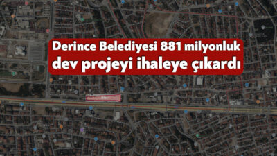 Derince Belediyesi, Sırrıpaşa Mahallesi’nde D-100 kara yolu kenarında hayata geçirilecek
