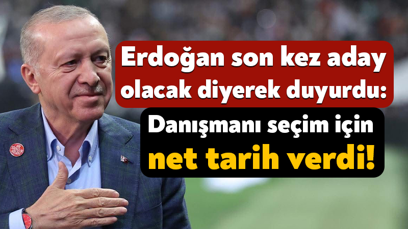 Erdoğan son kez aday olacak diyerek duyurdu: Mehmet Uçum seçim için net tarih verdi! Cumhurbaşkanı Başdanışmanı Mehmet Uçum, genel seçimle ilgili açıklama yaptı. Cumhurbaşkanı