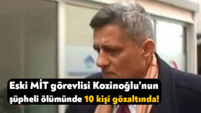 Eski MİT görevlisi Kaşif Kozinoğlu’nun ölümüne ilişkin yeniden soruşturma başlatıldı.