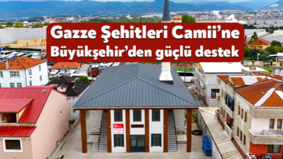 Kocaeli Büyükşehir Belediyesi, Başiskele Vezirçiftliği Mahallesi’nde yapımı devam eden Gazze