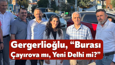 DEM Parti Kocaeli Milletvekili Ömer Faruk Gergerlioğlu, Çayırova’da yaşanan trafik