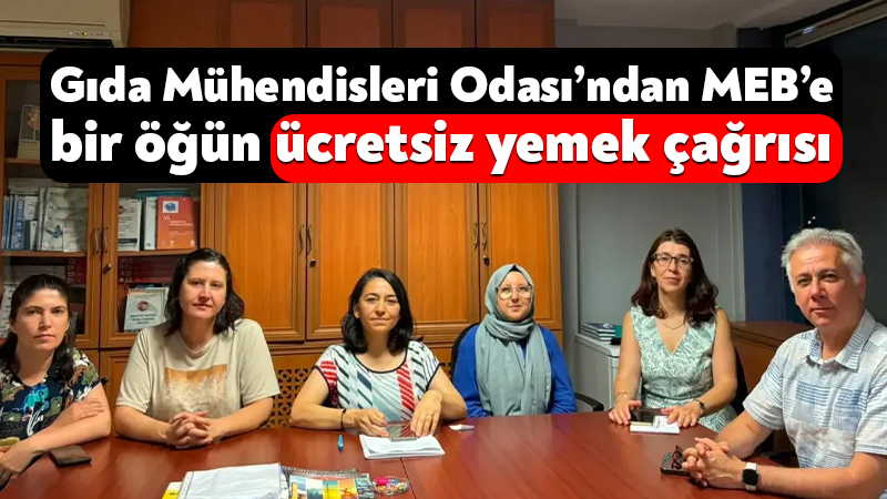 Kocaeli Gıda Mühendisleri Odası’ndan çağrı: Öğrencilere bir öğün yemek ücretsiz verilsin Yeni eğitim öğretim dönemiyle ilgili TMMOB Gıda Mühendisleri Odası Kocaeli