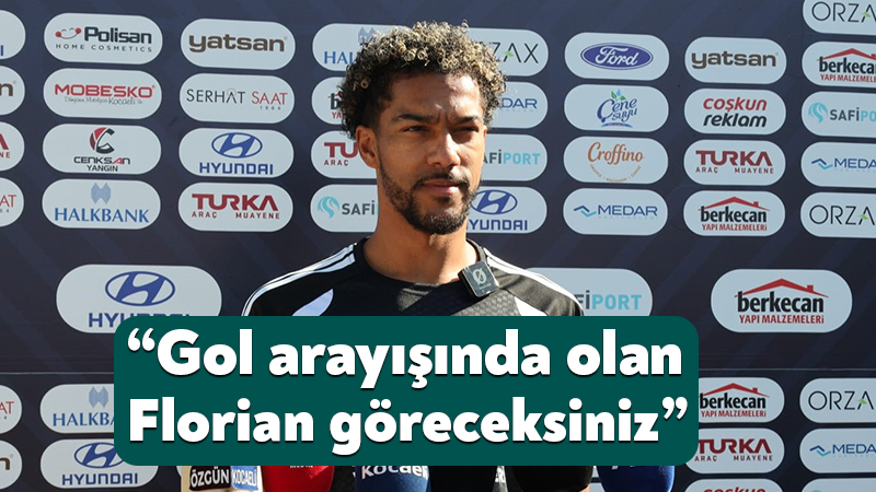 Kocaelispor'un geçtiğimiz günlerde kadrosuna kattığı Fransız futbolcu Florian Aye, yeşil-siyahlı