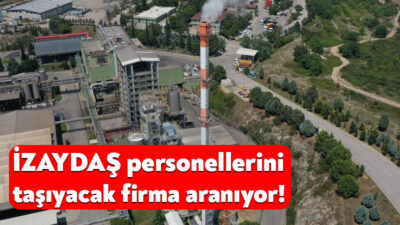 İZAYDAŞ, bünyesinde görev yapan personellerin taşıma sorununu çözmek amacıyla araç