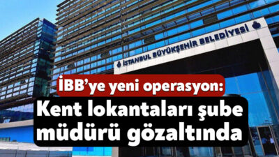 İstanbul Büyükşehir Belediyesi’ne bugün sabah saatlerinde yeni bir operasyon düzenlendi.