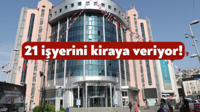 İzmit Belediyesi, ilçede yer alan 21 adet işyerini 1 ila