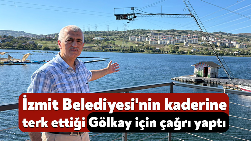 Gergerlioğlu, İzmit Belediyesi’nin kaderine terk ettiği Gölkay için çağrı yaptı DEM Parti Kocaeli Milletvekili Ömer Faruk Gergerlioğlu, İzmit Belediyesi’nin kaderine