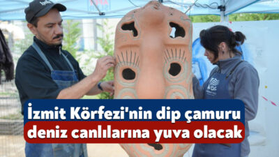 İzmit Körfezi'nin temizliği kapsamında çıkarılan ve bertarafı güç olan