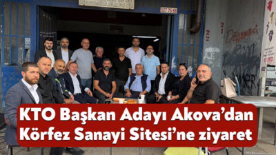 Körfez Ticaret Odası Başkan Adayı İsmail Akova ve ekibi, Ahilik