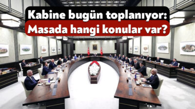 Cumhurbaşkanı Recep Tayyip Erdoğan’ın başkanlığındaki kabine toplantısı bugün gerçekleştirilecek. Ekonomideki
