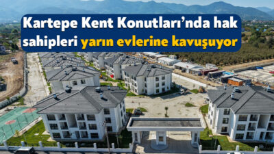Kocaeli Büyükşehir Belediyesi tarafından hayata geçirilen Kartepe Kent Konut Evleri’nde