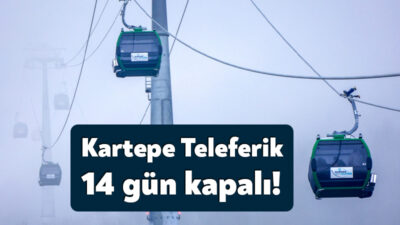 Kocaeli Büyükşehir Belediyesi iştiraklerinden UlaşımPark tarafından işletilen Kartepe Teleferik, yaklaşan