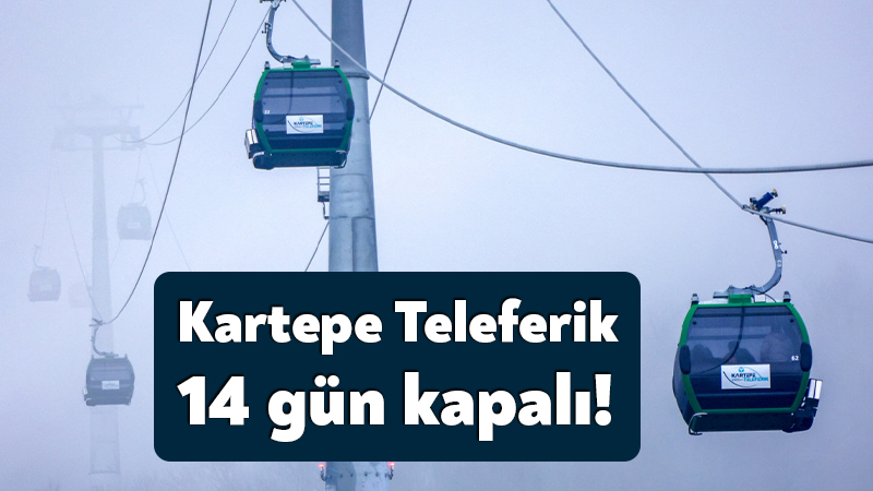 Kocaeli Büyükşehir Belediyesi iştiraklerinden UlaşımPark tarafından işletilen Kartepe Teleferik, yaklaşan