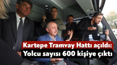 Kocaeli tramvayında yeni dönem başladı. Alikahya Stadyumu’na uzatılan tramvay hattı
