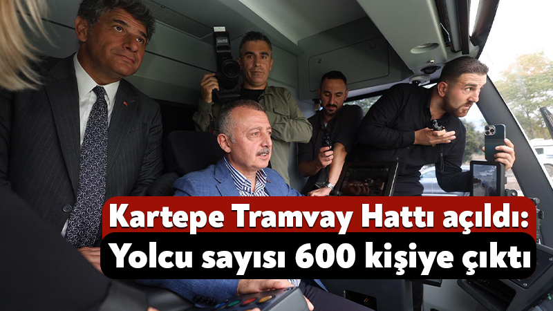 Kartepe Tramvay Hattı açıldı: Yolcu sayısı 600 kişiye çıktı Kocaeli tramvayında yeni dönem başladı. Alikahya Stadyumu’na uzatılan tramvay hattı