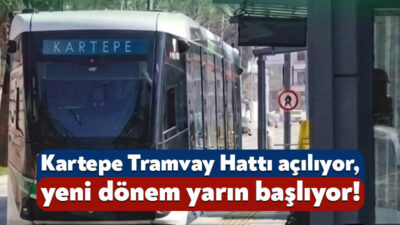 Kartepe Tramvay Hattı açılıyor, yeni dönem yarın başlıyor! Kocaeli Büyükşehir Belediyesi, Kartepe Tramvay Hattı’nı yarın açıyor. İzmit ve