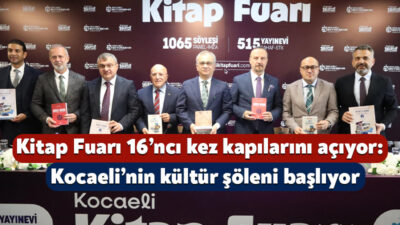 Büyükşehir Belediyesi tarafından düzenlenen Kocaeli Kitap Fuarı 16.kez kapılarını açmaya