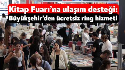 Kocaeli Büyükşehir Belediyesi, 16. Uluslararası Kocaeli Kitap Fuarı’na ulaşımı kolaylaştırıyor.