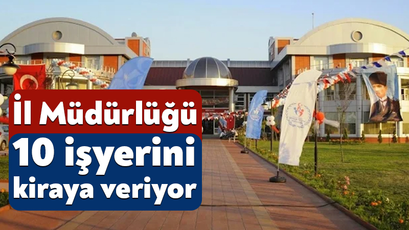 Kocaeli Gençlik ve Spor Müdürlüğü, büfe yerlerini bir yıl süreyle