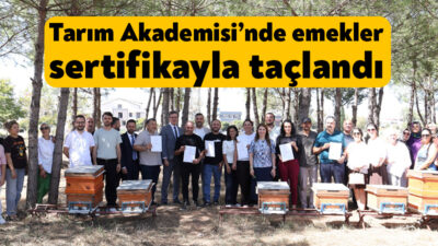 Kocaeli Büyükşehir Belediyesi İstihdam Akademileri bünyesinde faaliyet gösteren Tarım Akademisi,