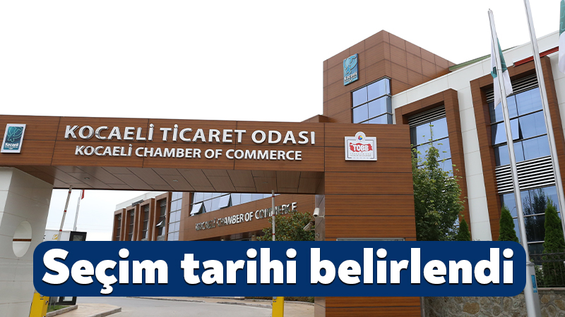 Kocaeli Ticaret Odası’nda seçim tarihi belirlendi Kocaeli Ticaret Odası’ndaki seçimin tarihi belirlendi. Kentteki patronlar, 3 Ekim