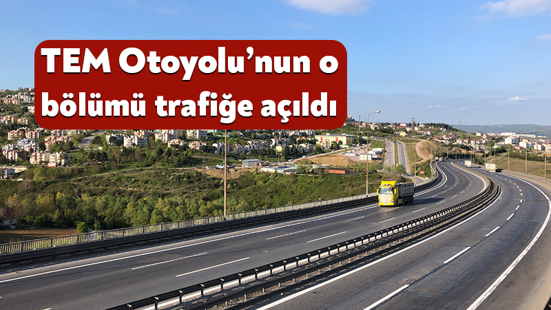 Kocaeli Valiliği duyurdu: TEM Otoyolu’nun o bölümü trafiğe açıldı TEM Otoyolu’ndaki çalışmalar bugün sabah saatlerinde tamamlandı. Böylece Körfez ve