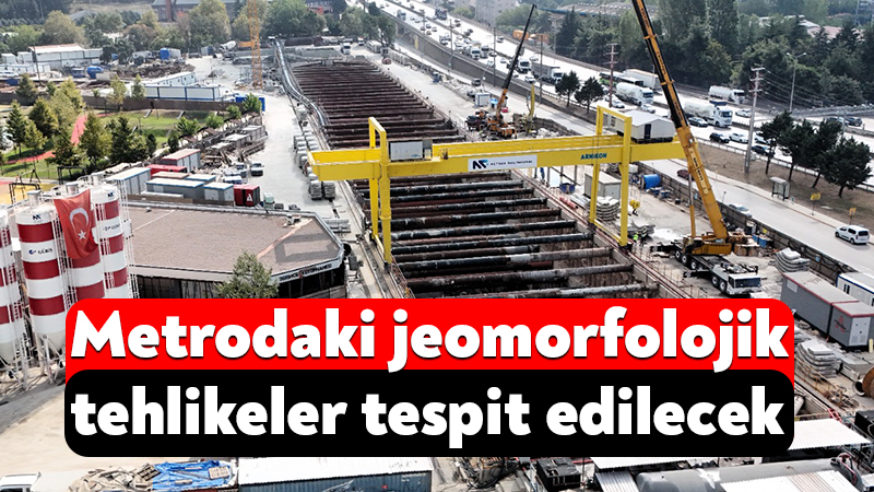 Büyükşehir Belediyesi, Kocaeli metrosundaki hat boyunca jeomorfolojik tehlike ve yüzey