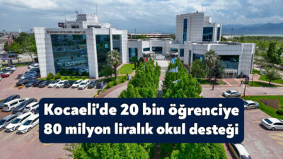 Kocaeli Büyükşehir Belediyesi, yeni eğitim öğretim yılı öncesinde ihtiyaç sahibi