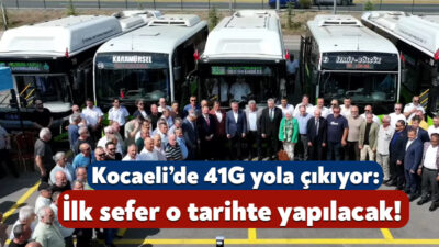 Kocaeli Büyükşehir Belediyesi, ulaşım ağına yeni bir hat daha ekledi.