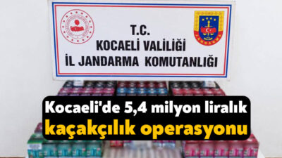 Kocaeli'de jandarma ekiplerince Dilovası ve Gebze'de 3 araçta yapılan aramalarda