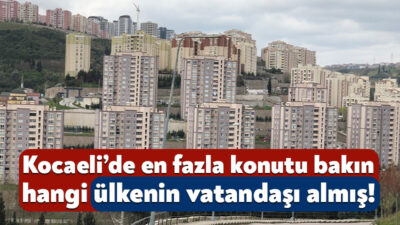 TÜİK, Kocaeli’deki ağustos ayı konut ve işyeri satışlarının verilerini yayınladı.