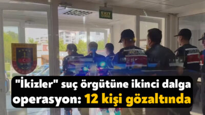 Kocaeli'de "İkizler" suç örgütüne yönelik yürütülen soruşturma kapsamında ikinci