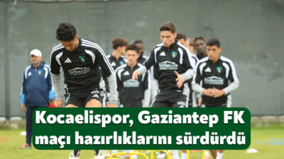 Kocaelispor'un kaptanı Massadio Haidara, Gaziantep FK'nın formda bir takım olduğunu