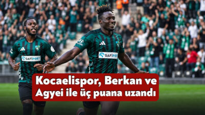 Kocaelispor, Süper Lig’in 6’ncı haftasında sahasında ağırladığı Gaziantep FK’yi 2-0