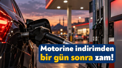 Motorine dün yansıyan indirimin ardından 25 Eylül Cuma günü yeniden