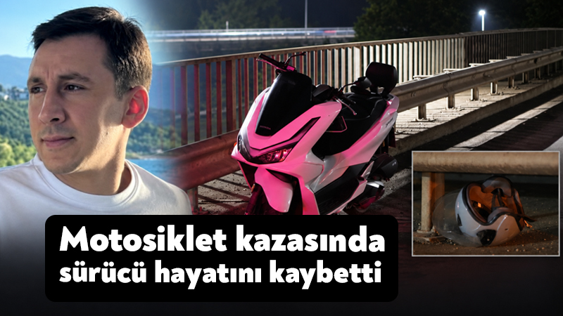 Kocaeli'de motosikletin bariyere çarpması sonucu meydana gelen kazada ağır yaralanan