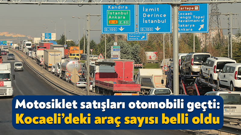 Motosiklet satışları otomobili geçti: Kocaeli’deki araç sayısı belli oldu TÜİK, ağustos ayı motorlu araç sayıları verilerini açıkladı. Buna göre,
