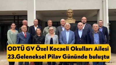 ODTÜ GV Özel Kocaeli Okulları Ailesi 23.Geleneksel Pilav Gününde buluştu ODTÜ Geliştirme Vakfı Özel Kocaeli Okullarının 23.Geleneksel Pilav Günü geçtiğimiz