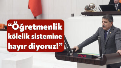 YENİ Parti Kocaeli Milletvekili Prof. Dr. Mühip Kanko, öğretmenlerin ekonomik