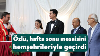 Başiskele Belediye Başkanı M. Yasin Özlü, hafta sonu mesaisinde ilçenin