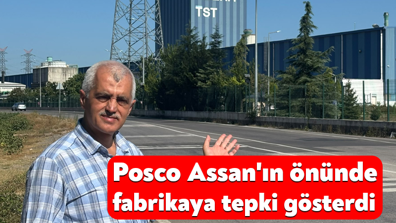 Gergerlioğlu, Posco Assan’ın önünde fabrikaya tepki gösterdi DEM Parti Kocaeli Milletvekili Ömer Faruk Gergerlioğlu, Asım Kibar Organize
